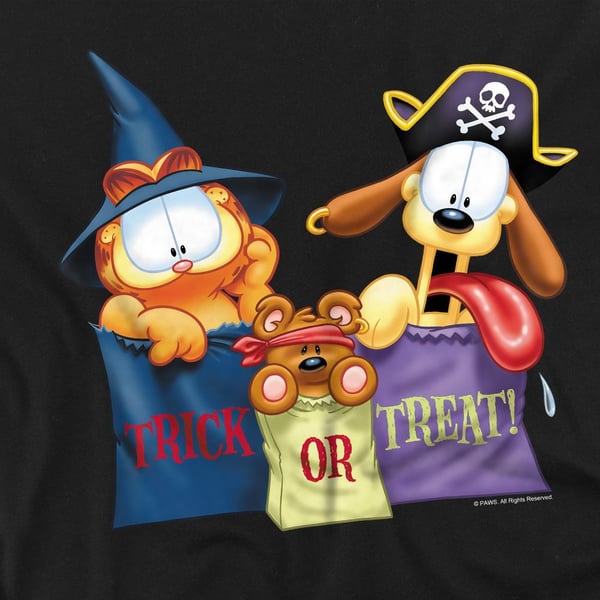 Garfield Unisex Adult Grab Bags T-Shirt