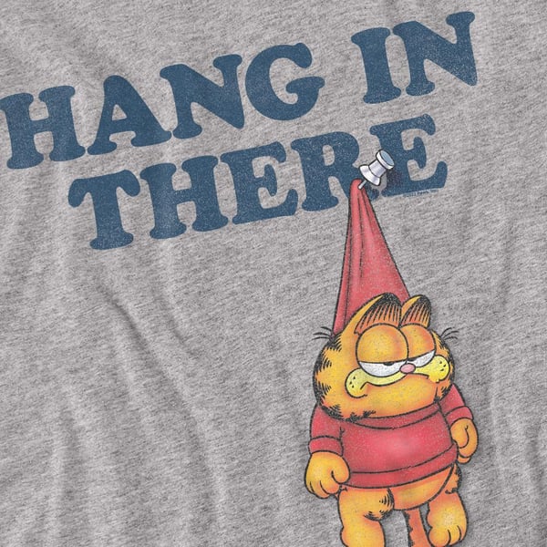 Garfield Unisex Adult Hang In There T-Shirt