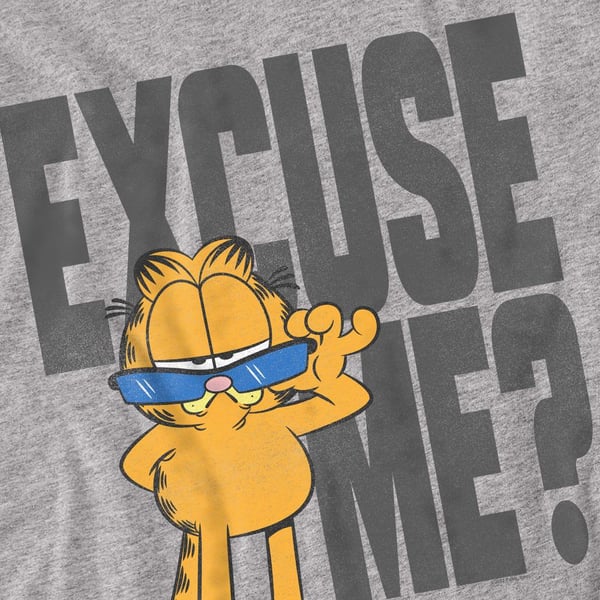 Garfield Unisex Adult Excuse Me? T-Shirt