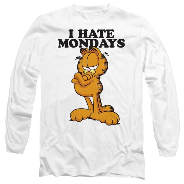 Garfield Unisex Aikuisten I Hate Mondays T-paita