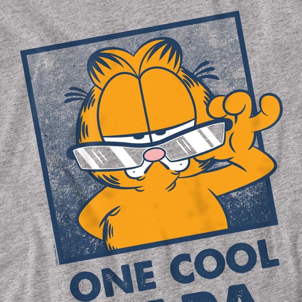 Garfield Unisex Adult One Cool Papa Fathers Day T-Shirt