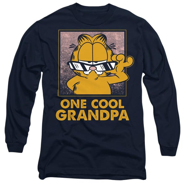 Garfield Unisex Adult One Cool Grandpa Fathers Day T-Shirt