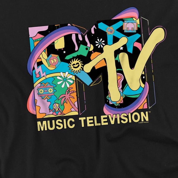 MTV Unisex Adult Vacation Icons T-Shirt