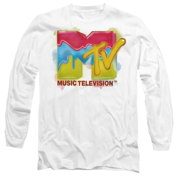 MTV Unisex Adult Paint Logo T-Shirt