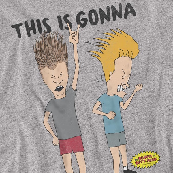 Beavis & Butthead Unisex Adult Gonna Be Cool T-Shirt