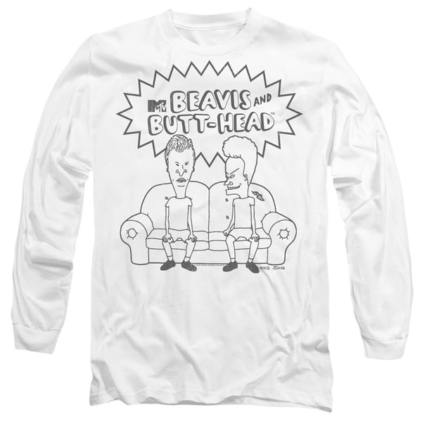 Beavis & Butthead Unisex Adult Couch Logo T-Shirt
