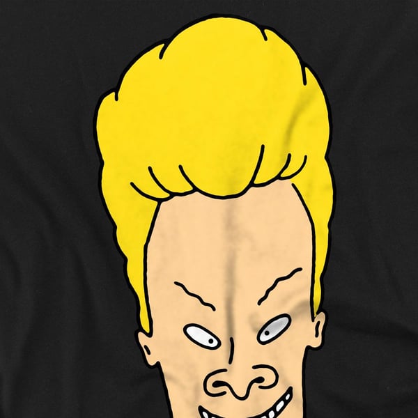 Beavis & Butthead Unisex Adult Headshot T-Shirt