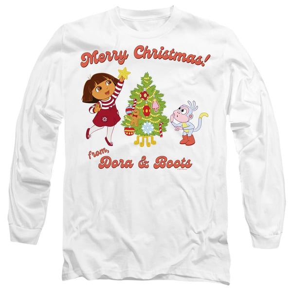 Dora the Explorer Unisex aikuisten hyvää joulua Dora & Boots T-paita