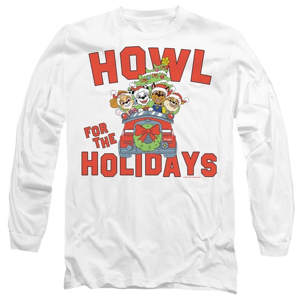 Paw Patrol Unisex Adult Howl For The Christmas Holidays T-Shirt