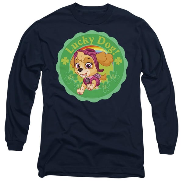 Paw Patrol Unisex Adult Lucky Dog St Patricks Day T-Shirt