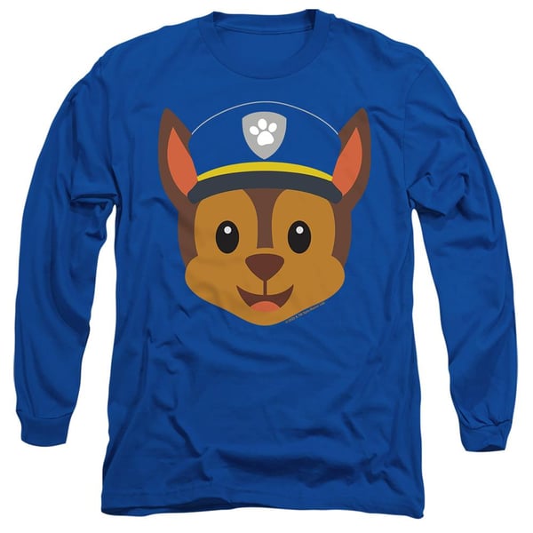 Paw Patrol Unisex Adult Chase Emoji T-Shirt