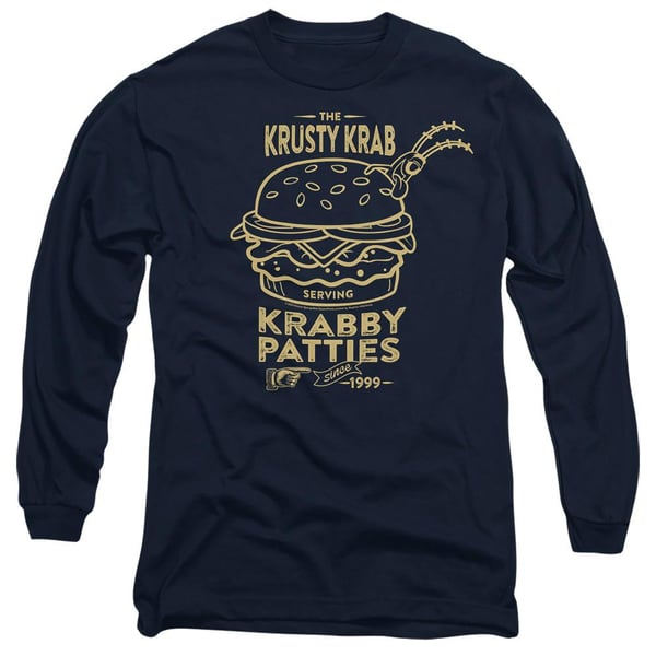 SpongeBob SquarePants Unisex Adult The Krusty Krab Shock Mono T-Shirt