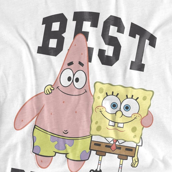 SpongeBob SquarePants Unisex Adult Best Buddies Patrick Star T-Shirt