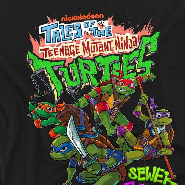 Tales of the Teenage Mutant Ninja Turtles Unisex Adult Sewer Squad T-Shirt