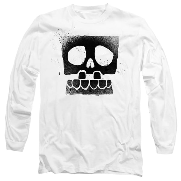 SpongeBob SquarePants Unisex Adult Skull Spray T-Shirt