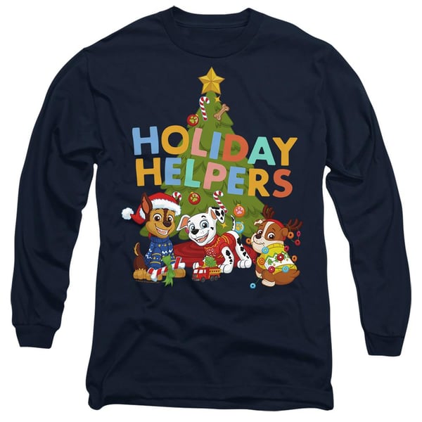 Paw Patrol Unisex Adult Holiday Helpers Christmas T-Shirt