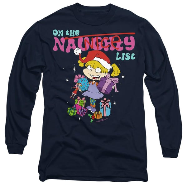 Rugrats Unisex Adult Naughty Angelica Christmas T-Shirt