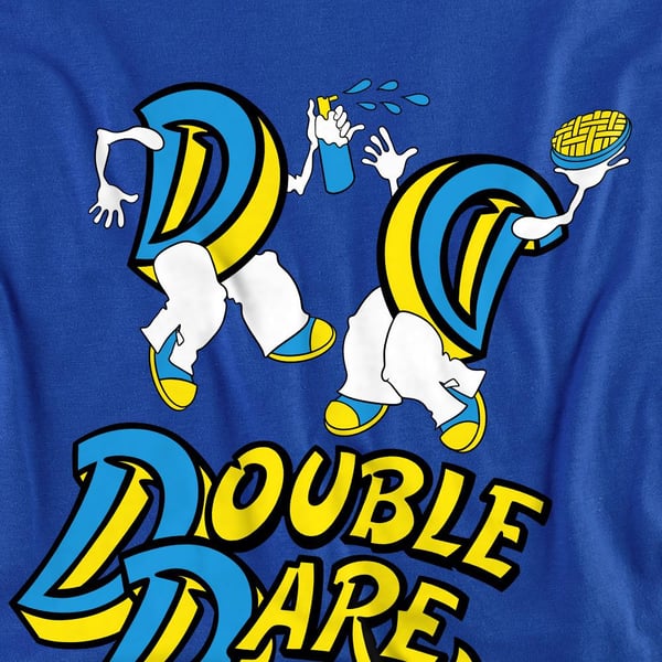 Double Dare Unisex Adult Vintage Logo T-Shirt