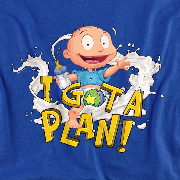 Rugrats Unisex Adult Tommy Pickles Has A Plan T-Shirt