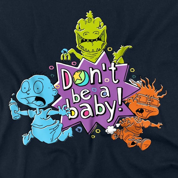 Rugrats Unisex Adult Babies Run For The Hills T-Shirt