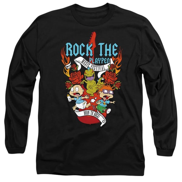Rugrats Unisex Adult Rock The Playpen Music Festival T-Shirt