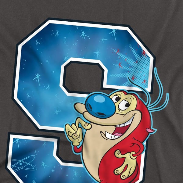 Ren & Stimpy Unisex Adult S Is For Stimpy T-Shirt