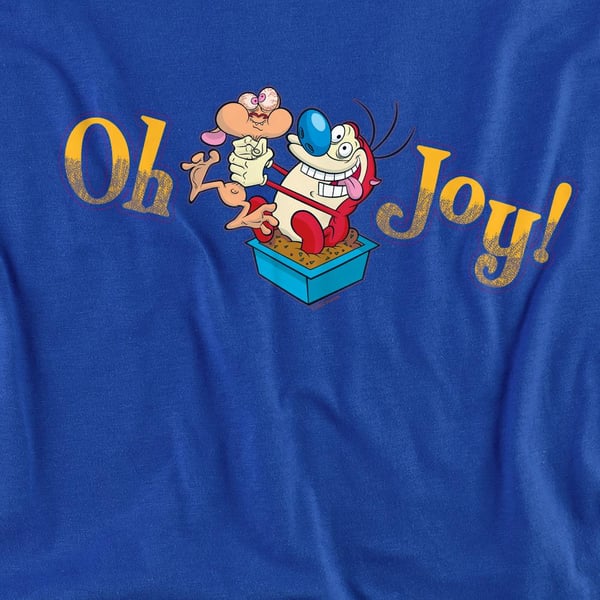 Ren & Stimpy Unisex Adult Oh Joy T-Shirt
