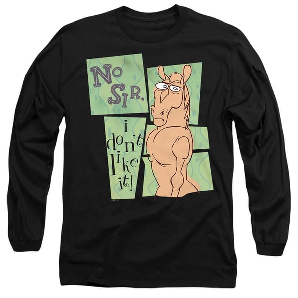 Ren & Stimpy Unisex Adult No Sir I Don´t Like It T-Shirt