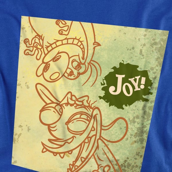 Ren & Stimpy Unisex Adult Joy! T-Shirt