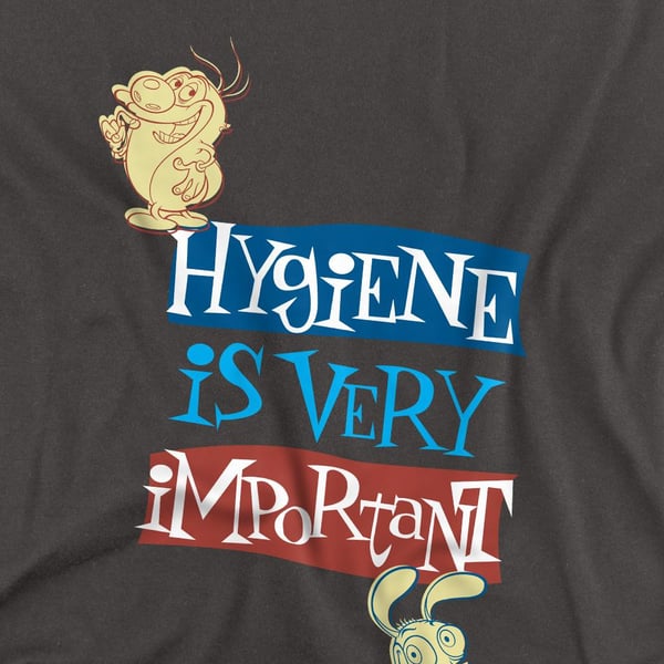 Ren & Stimpy Unisex Adult Hygiene Is Very Important T-Shirt