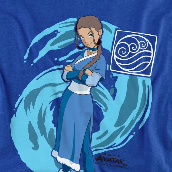 Avatar: The Last Airbender Unisex Adult Water Wave Katara T-Shirt