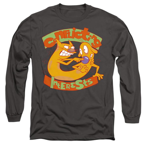 CatDog Unisex Adult Conflicting Interests T-Shirt