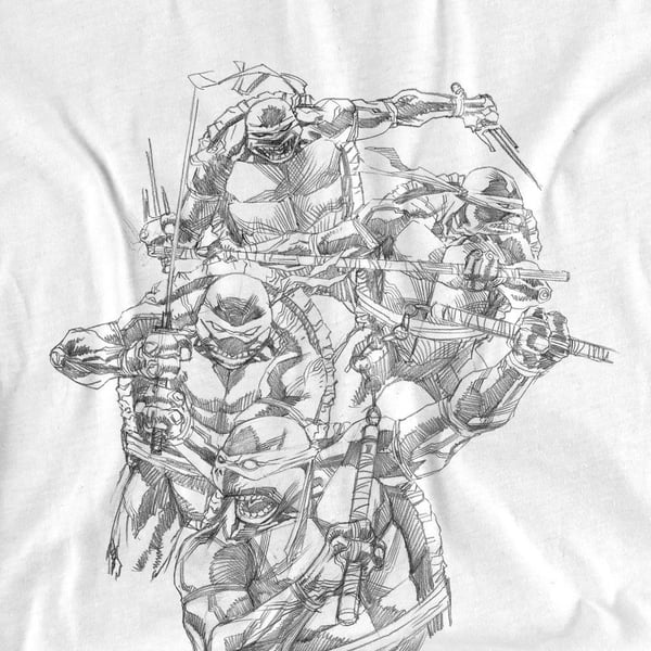Teenage Mutant Ninja Turtles Unisex Adult Shinobis T-Shirt