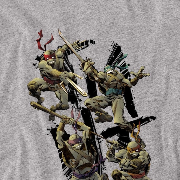 Teenage Mutant Ninja Turtles Unisex Adult Shinobi Long-Sleeved T-Shirt