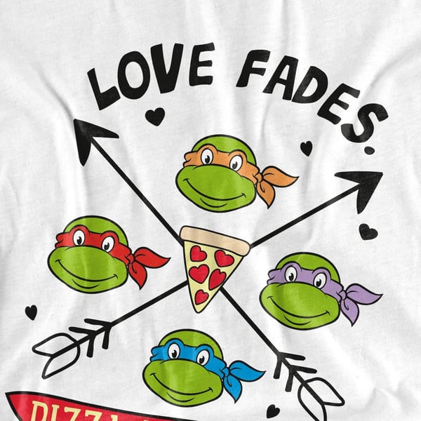 Teenage Mutant Ninja Turtles Unisex Adult Pizza Is Forever Long-Sleeved T-Shirt