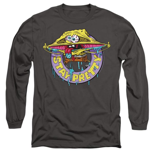 SpongeBob SquarePants Unisex Adult Stay Pretty T-Shirt