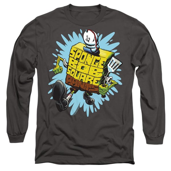 SpongeBob SquarePants Unisex Adult Letter T-Shirt