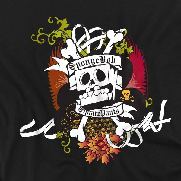 SpongeBob SquarePants Unisex Adult Rest In Peace T-Shirt