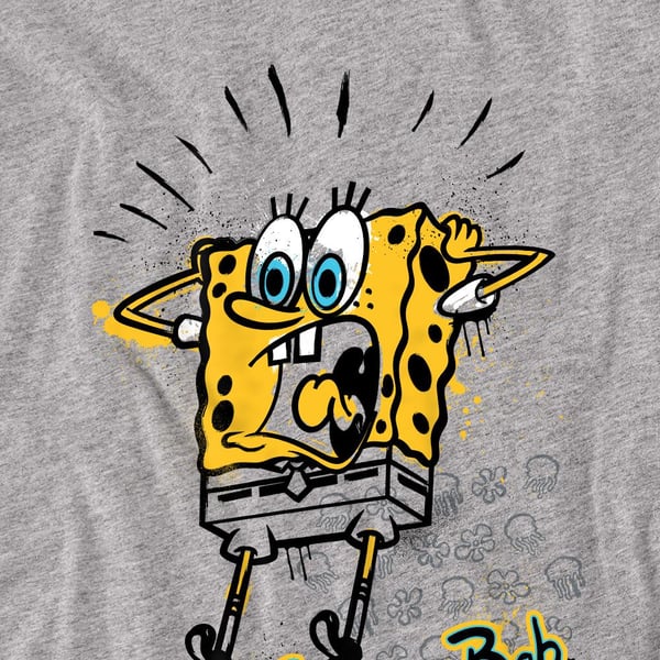 SpongeBob SquarePants Unisex Adult Shocking! T-Shirt