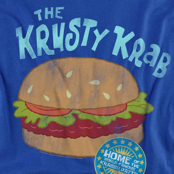 SpongeBob SquarePants Unisex Adult Krusty Krab T-Shirt