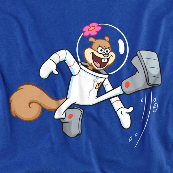 SpongeBob SquarePants Unisex Adult Karate Sandy Cheeks T-Shirt