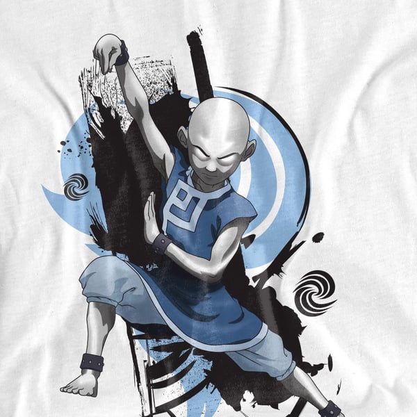 Avatar: The Last Airbender Unisex Adult Energybending Aang T-Shirt