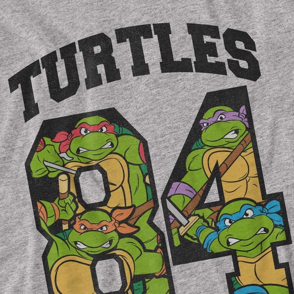 Teenage Mutant Ninja Turtles Unisex Adult 84 Turtles T-Shirt