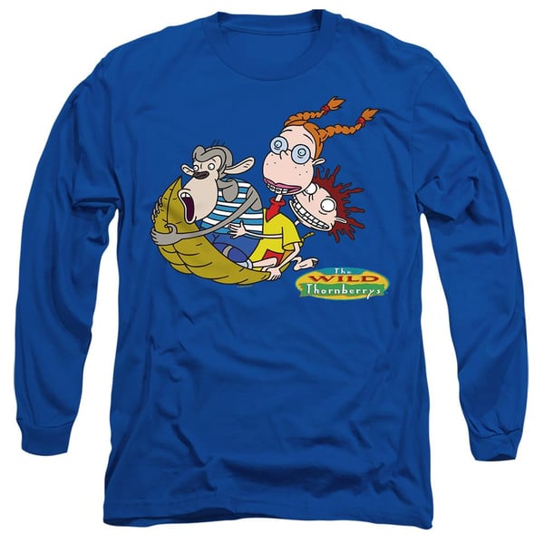 The Wild Thornberrys Unisex Adult On Leaf Eliza Darwin & Donny T-Shirt