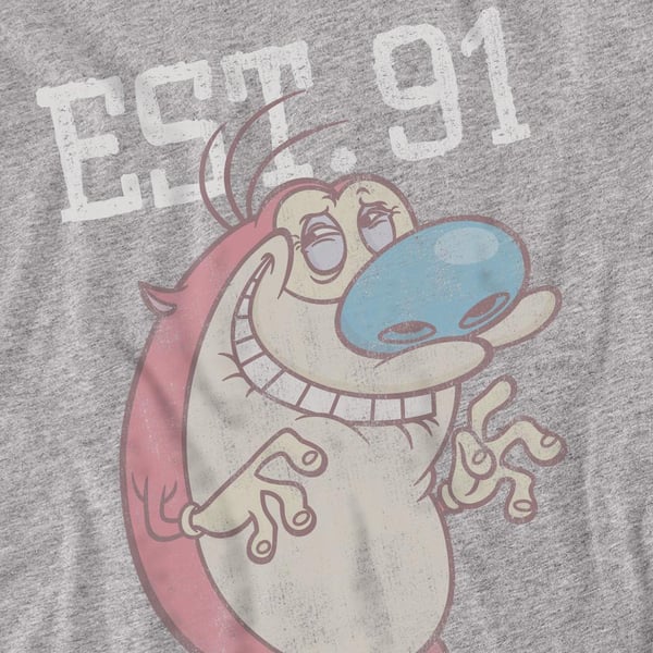 Ren & Stimpy Unisex Adult Est T-Shirt
