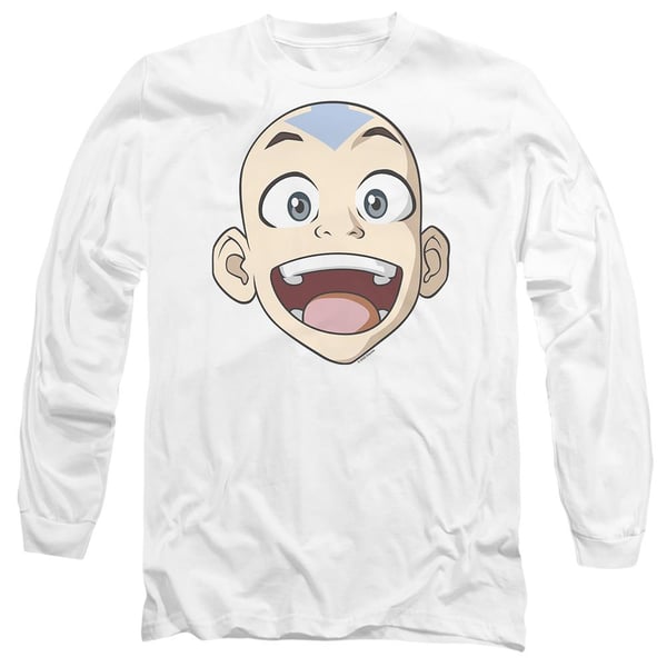 Avatar: The Last Airbender Unisex Adult Aang Big Face T-Shirt