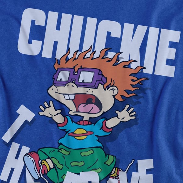 Rugrats Unisex Adult Chuckie The Brave T-Shirt