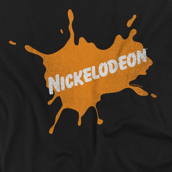 Nickelodeon Unisex Adult Retro Burst Logo T-Shirt