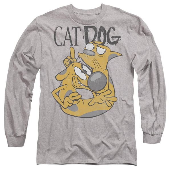 CatDog Unisex Adult Stuck Together T-Shirt
