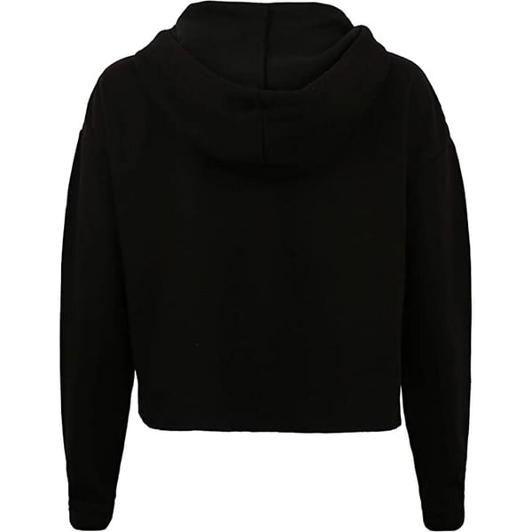 Alice In Wonderland Womens/Ladies Logo Crop Hoodie